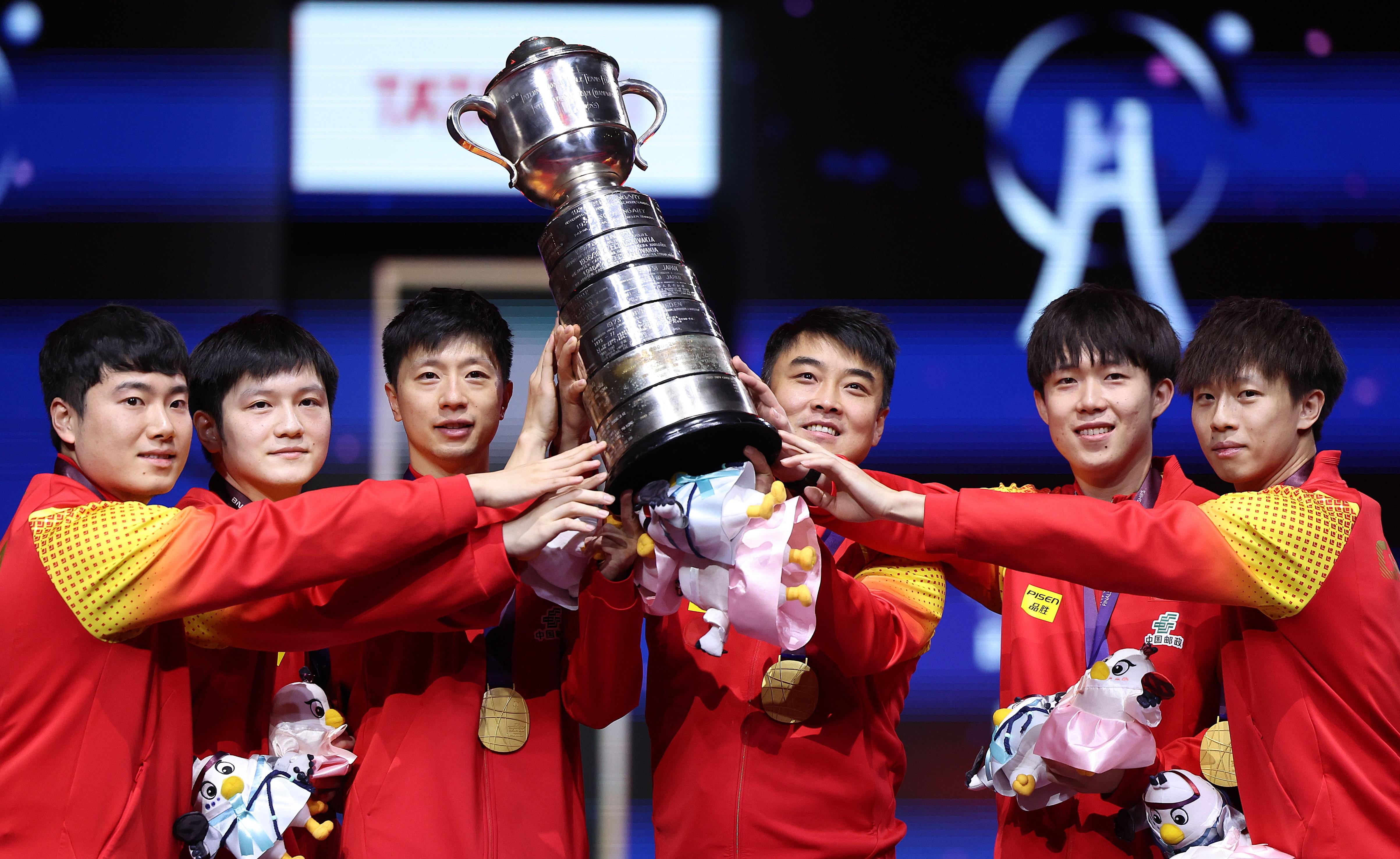 关于中国队逆转葡萄牙队，张本智和统治全场的信息